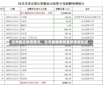 沧州最近疫情情况，沧州最新疫情最新消息轨迹-第3张图片