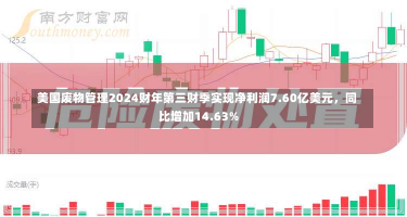 美国废物管理2024财年第三财季实现净利润7.60亿美元，同比增加14.63%-第1张图片