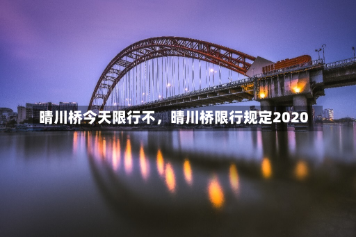 晴川桥今天限行不，晴川桥限行规定2020-第1张图片