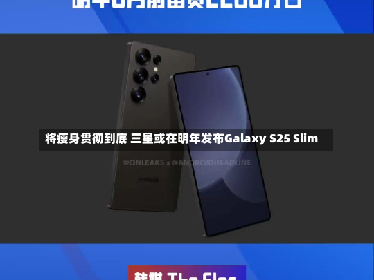 将瘦身贯彻到底 三星或在明年发布Galaxy S25 Slim-第2张图片