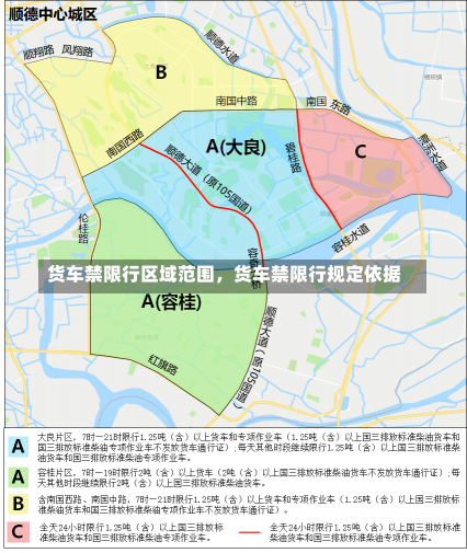 货车禁限行区域范围，货车禁限行规定依据-第1张图片