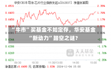 “牛市”买基金不如定存，华安基金“新动力”踏空之谜？-第3张图片