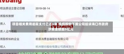 项目相关费用逾期支付已达6年 棕榈股份下属公司起诉海口市政府 涉案金额超5亿元-第2张图片