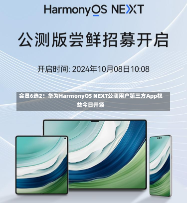 会员6选2！华为HarmonyOS NEXT公测用户第三方App权益今日开领-第3张图片