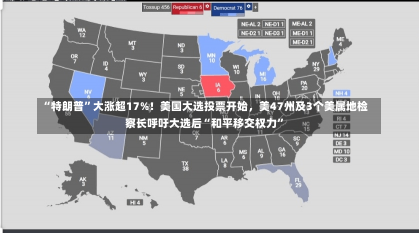 “特朗普”大涨超17%！美国大选投票开始，美47州及3个美属地检察长呼吁大选后“和平移交权力”-第1张图片