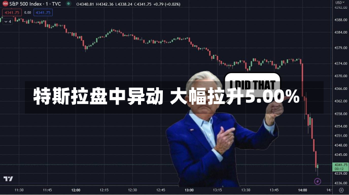 特斯拉盘中异动 大幅拉升5.00%-第1张图片