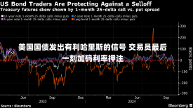 美国国债发出有利哈里斯的信号 交易员最后一刻加码利率押注-第1张图片