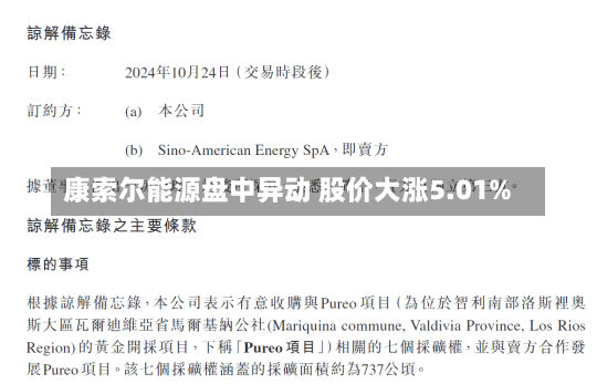 康索尔能源盘中异动 股价大涨5.01%-第2张图片