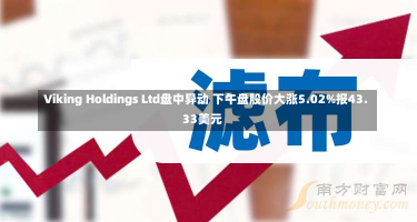 Viking Holdings Ltd盘中异动 下午盘股价大涨5.02%报43.33美元-第1张图片