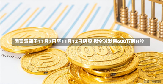 国富氢能于11月7日至11月12日招股 拟全球发售600万股H股-第1张图片