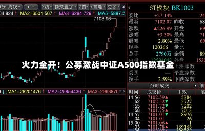 火力全开！公募激战中证A500指数基金-第1张图片