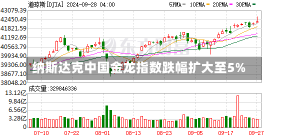 纳斯达克中国金龙指数跌幅扩大至5%-第1张图片