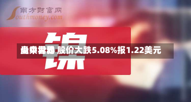 尚乘世界
盘中异动 股价大跌5.08%报1.22美元-第2张图片