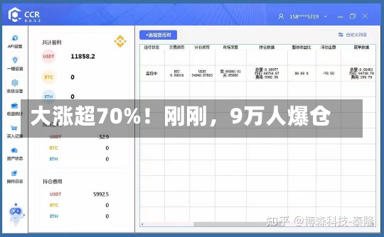 大涨超70%！刚刚，9万人爆仓-第1张图片