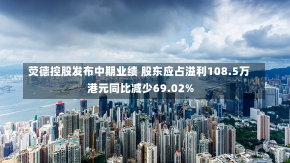 荧德控股发布中期业绩 股东应占溢利108.5万港元同比减少69.02%-第2张图片