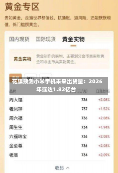 花旗预测小米手机未来出货量：2026年或达1.82亿台-第3张图片