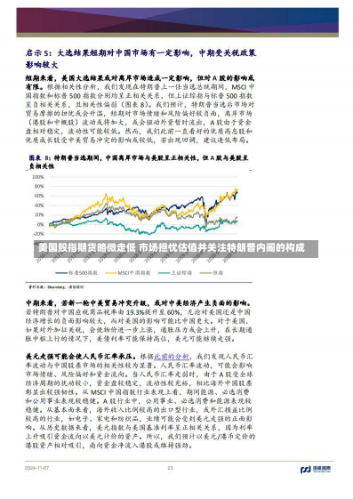 美国股指期货略微走低 市场担忧估值并关注特朗普内阁的构成-第1张图片