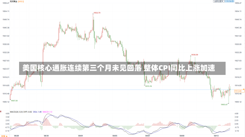 美国核心通胀连续第三个月未见回落 整体CPI同比上涨加速-第1张图片