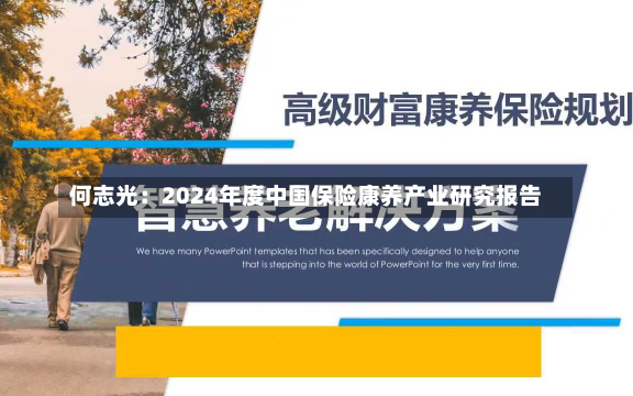 何志光：2024年度中国保险康养产业研究报告