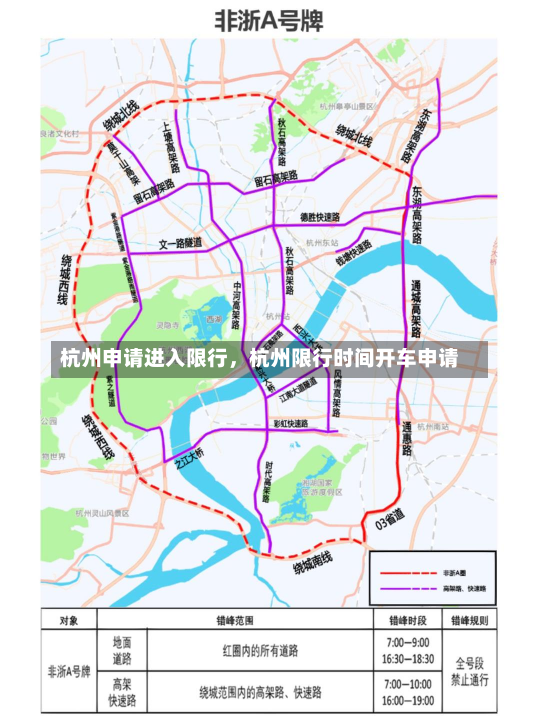 杭州申请进入限行，杭州限行时间开车申请-第2张图片