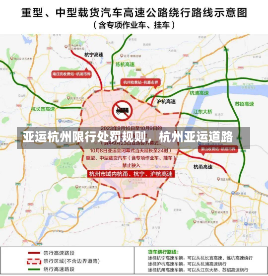 亚运杭州限行处罚规则，杭州亚运道路