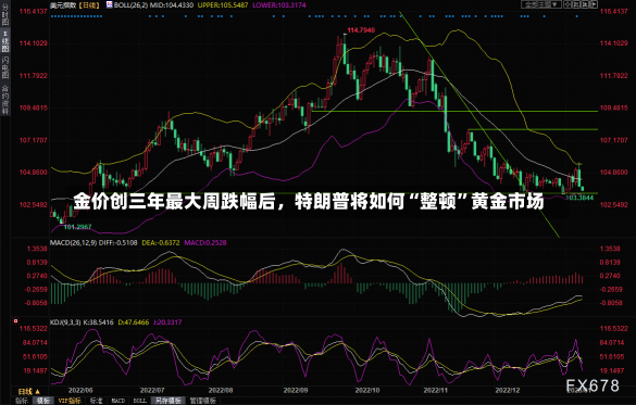 金价创三年最大周跌幅后，特朗普将如何“整顿”黄金市场-第2张图片