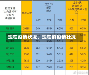 现在疫情状况，现在的疫情壮况