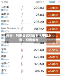 美银：特朗普就职前买入中国股票，配置黄金-第2张图片