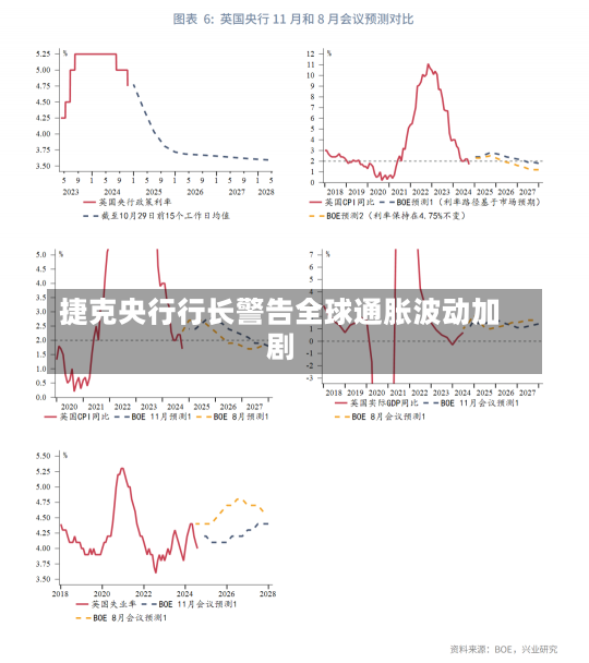 捷克央行行长警告全球通胀波动加剧