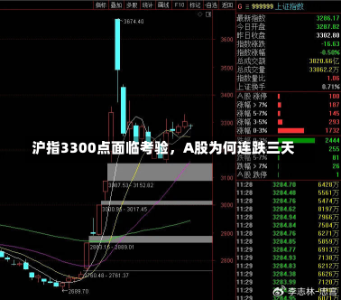 沪指3300点面临考验，A股为何连跌三天-第2张图片