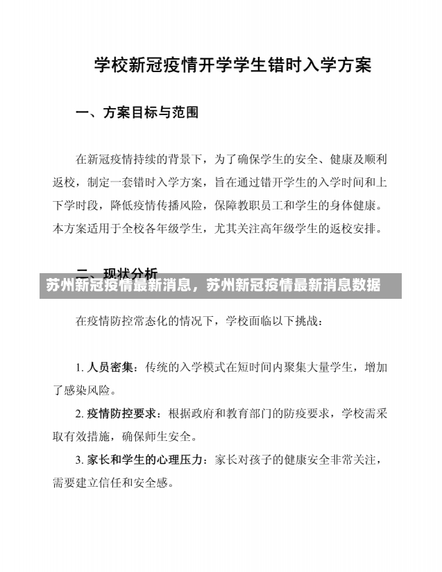 苏州新冠疫情最新消息，苏州新冠疫情最新消息数据