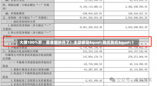 大赚100%后，基金圈吵开了！主动被动&quot;孰优孰劣&quot;？-第1张图片