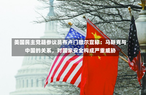 美国民主党籍参议员布卢门撒尔宣称：马斯克与中国的关系，对国家安全构成严重威胁-第2张图片