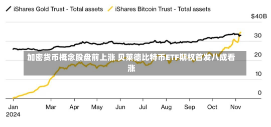 加密货币概念股盘前上涨 贝莱德比特币ETF期权首发八成看涨