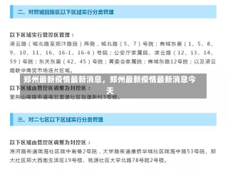 郑州最新疫情最新消息，郑州最新疫情最新消息今天-第2张图片