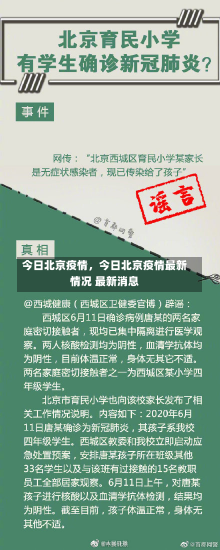 今日北京疫情，今日北京疫情最新情况 最新消息-第2张图片