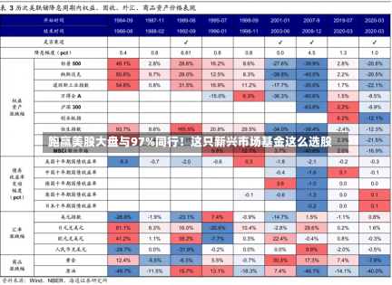 跑赢美股大盘与97%同行！这只新兴市场基金这么选股-第2张图片