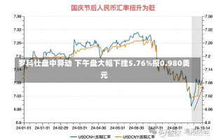 罗科仕盘中异动 下午盘大幅下挫5.76%报0.980美元-第2张图片