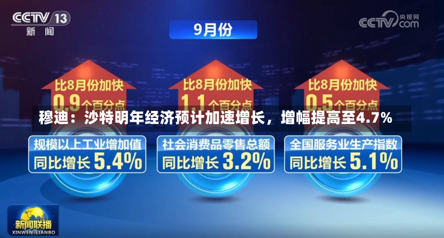 穆迪：沙特明年经济预计加速增长，增幅提高至4.7%