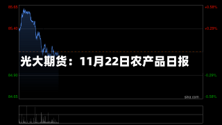 光大期货：11月22日农产品日报-第2张图片