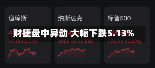 财捷盘中异动 大幅下跌5.13%-第2张图片