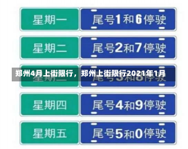 郑州4月上街限行，郑州上街限行2021年1月-第2张图片