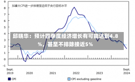 邱晓华：预计四季度经济增长有可能达到4.8%，甚至不排除接近5%