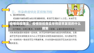 疫情防控落实，疫情防控落实早预防早发现的什么措施-第3张图片