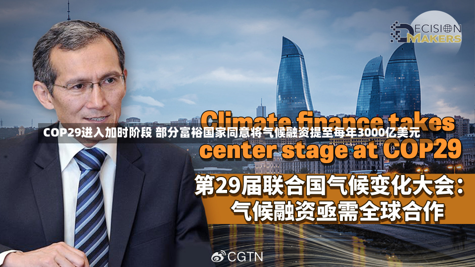 COP29进入加时阶段 部分富裕国家同意将气候融资提至每年3000亿美元-第2张图片