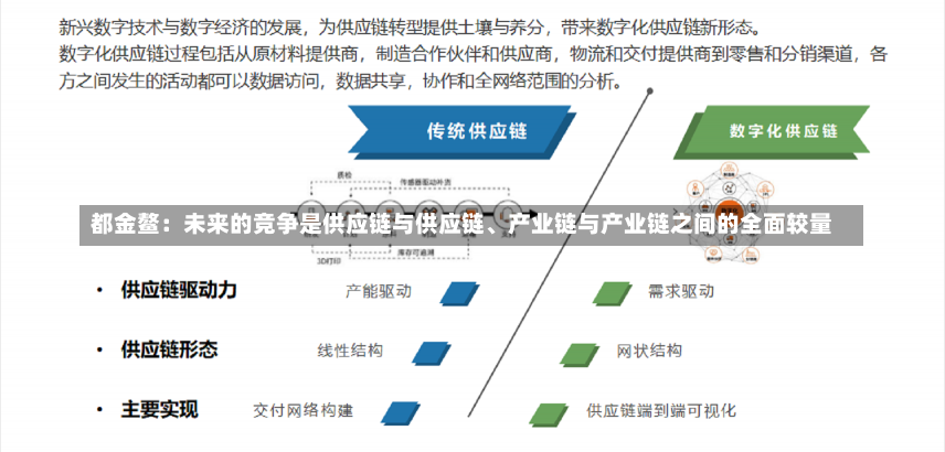 都金鳌：未来的竞争是供应链与供应链、产业链与产业链之间的全面较量