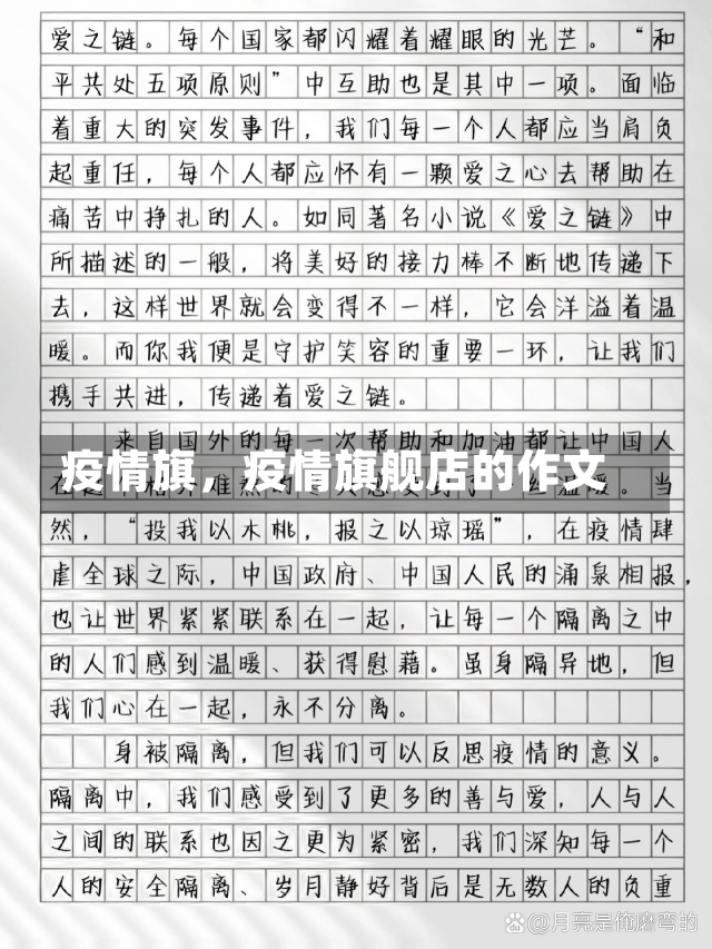 疫情旗，疫情旗舰店的作文