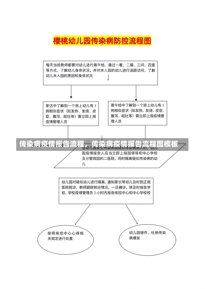 传染病疫情报告流程，传染病疫情报告流程图模板