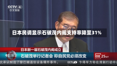 日本民调显示石破茂内阁支持率降至31%