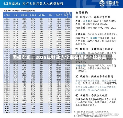 国盛宏观：2025年财政赤字率有望史上比较高
-第2张图片